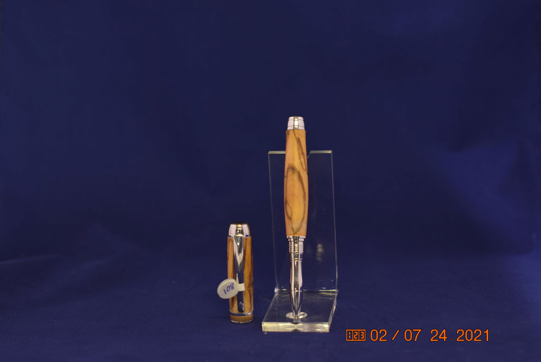Mistral Rollerball Pen, Rhodium/Brushed Gold